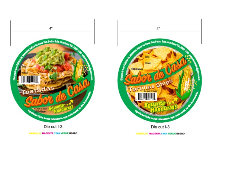 Etiq - Tostadas Sabor de Casa | PDF