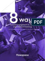 Howspace 8 Ways To Boost Engagement in Virtual Organizational Learning Ebook