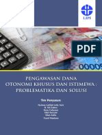 Policy Paper Pengawasan Dana Otonomi Khusus Dan Istimewa Problematika Dan Solusi