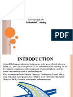 Presentation On: Industrial Training