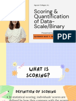 Report_scoring and Quantification of Data (Scale&Binary)