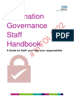 SFT Information Governance Staff Handbook