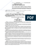 Poder Ejecutivo Secretaria de Gobernacion: El Congreso General de Los Estados Unidos Mexicanos, Decreta