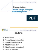 Amity School of Engineering & Technology firewall presentation design principles estimated systems