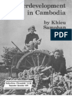 "Underdevelopment in Cambodia," by Khieu Samphan