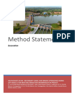 Method Statement Excavation