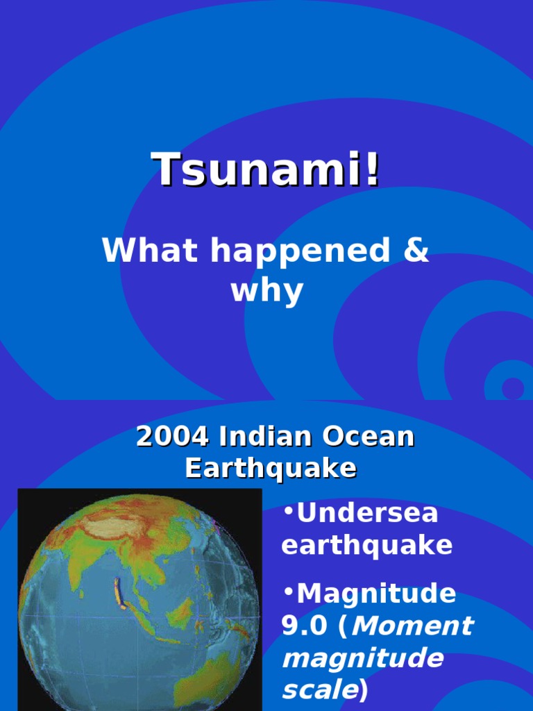 Tsunami! | Tsunami | Moment Magnitude Scale