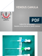 Venous Canula: Paediatric Department Nepalese Army Institute of Health Sciences