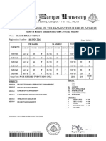 E-Statement of Marks of The Examination Held in Aug2015: Shashi Bhusan Singh