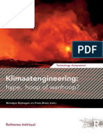 Rapport Klimaatengineering Hype Hoop of Wanhoop - Rathenau Instituut