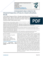 Classification of Environmental Crimes Related To The Integrated Inspection of Ponta Do Abunã in Rondônia, Brazil