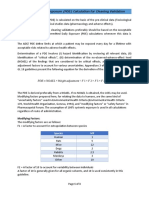 Permitted Daily Exposure - Calculation