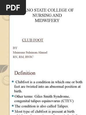 CLUB FOOT