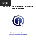 Ab Initio Job Interview Questions and Answers