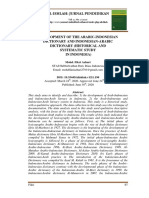 R9 - 4. Artikel Perkembangan Kamus Arab-Indonesia