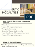 Therapeutic Modalities: Prepared By: John Patrick B. de Jesus