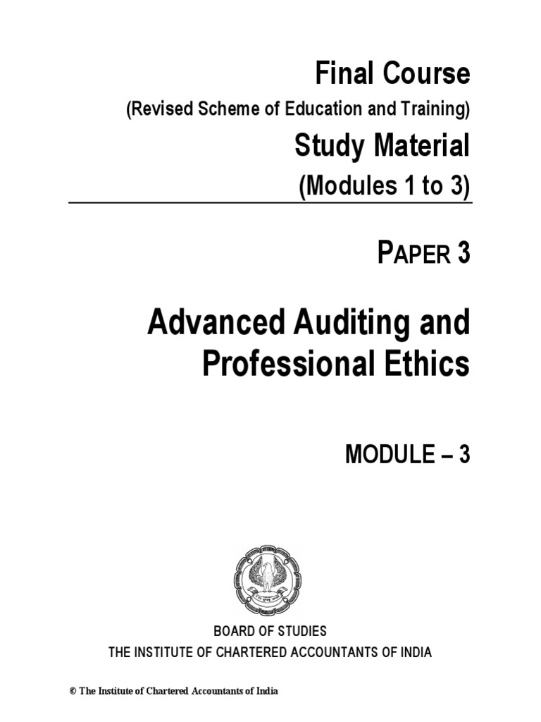 Module-3-Initial Pages | PDF | Financial Audit | Internal Audit