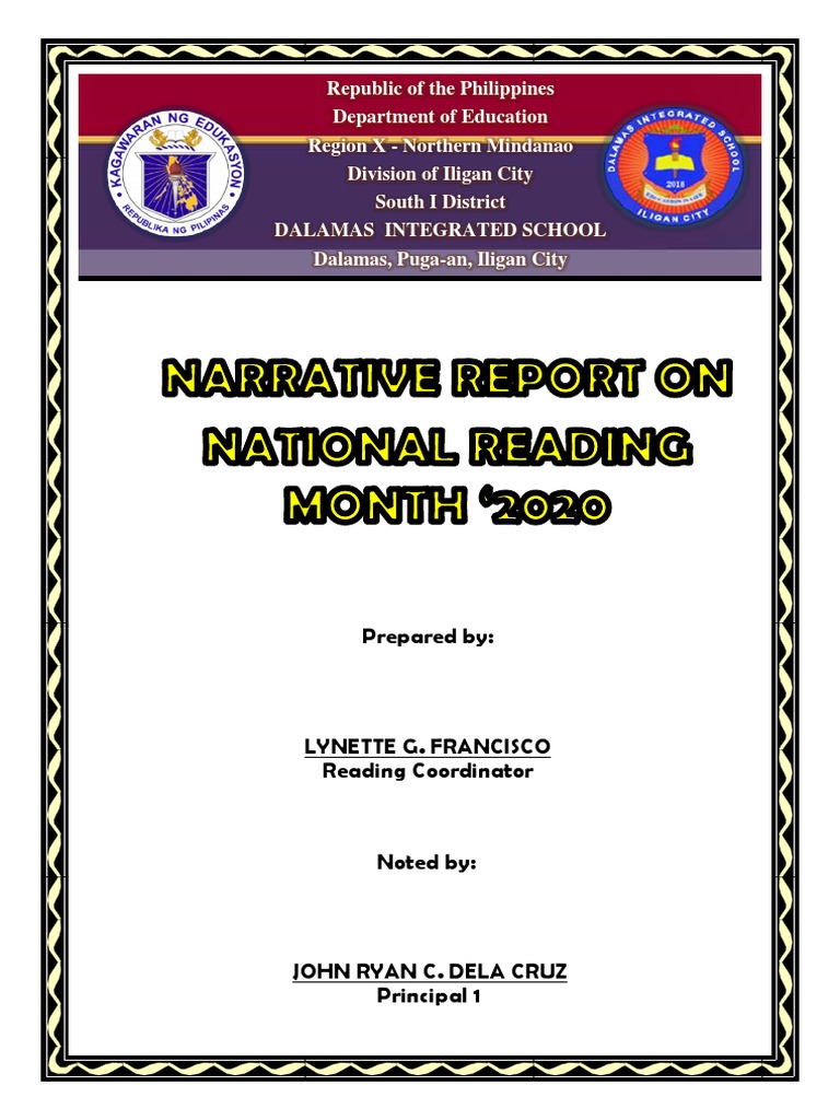 National Reading Month Activities Pdf Learning Behavior Modification
