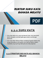 BM - Struktur Suku Kata BM