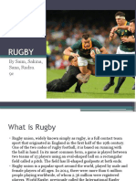 Rugby: by Saim, Sakina, Sana, Rudra. 9c