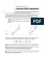Tutorial 8 - Newton-Euler Equations