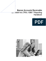 Banner Accounts Receivable 8.5.2 TRA 1098-T Reporting Handbook
