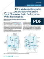 Wideband Integrated Upconverters Boost Microwave Radio Performance