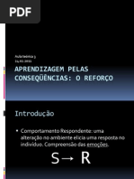 Aprendizagem pelas conseqüências