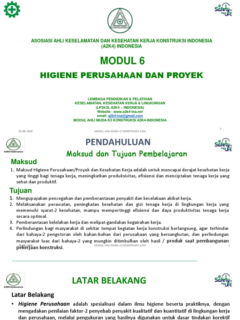 Modul Higiene Perus Dan Proyek Pdf