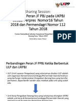 Optimasi Peran JF PBJ pada UKPBJ