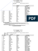 PRC Room Assignment For July 2011 Nursing Board Exam (Lucena)