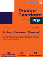 Product Teardown: Made By: Eesha Verma