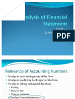 Lecture - 1 - Analysis of Financial Statements