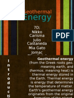 Geothermal Energy