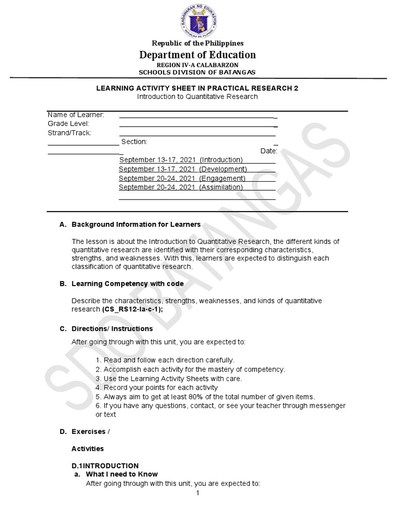 QUANTITATIVE EXPERIMENTAL RESEARCH EXAMPLES PDF PHILIPPINES visual data 5