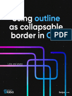 Using Outline as collapsable border in CSS 