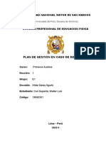 Plan de Gestion de Desastres