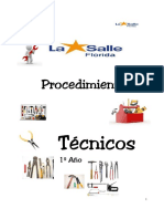 Procedimientos Tecnicos 1ro Tec (Material de Soporte)