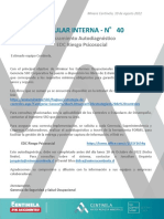 Circular Interna 40 - Autodiagnóstico EDC Riesgo Psicosocial