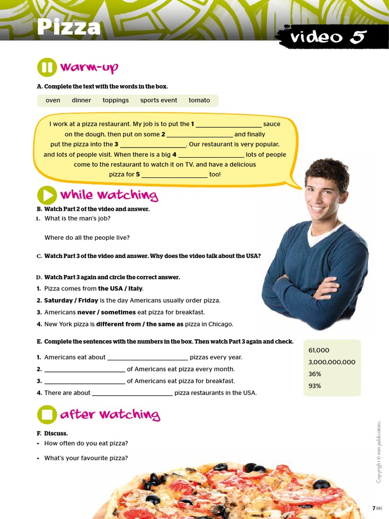 Switch On Worksheets 1 Form Video 5 PDF