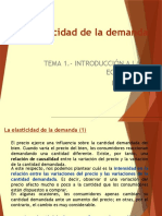 Tema 1 Introducc. Elasticidad - Demanda