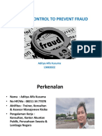 Internal Control To Prevent Froud