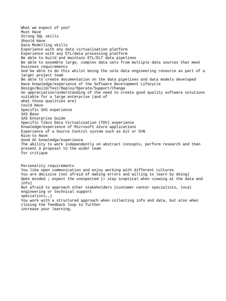 Data Analyst | PDF | Career & Growth | Business