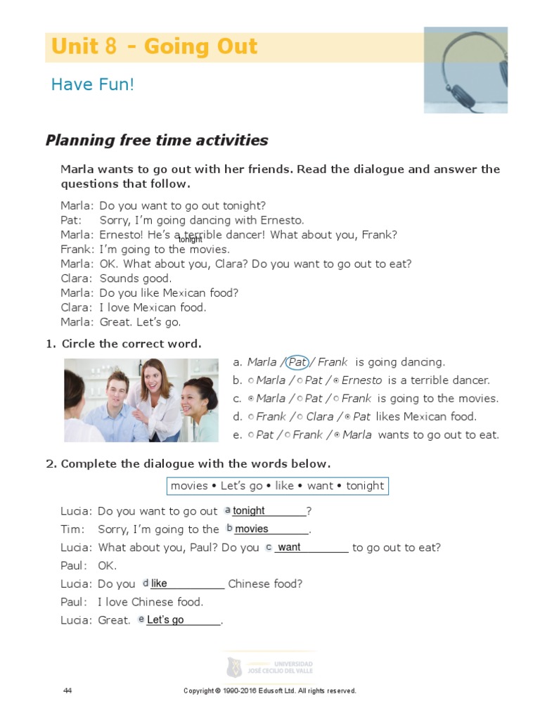 First Discoveries Workbook Unit 8 | PDF | Language Arts & Discipline ...