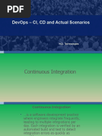 DevOps - CICD & Actual Scenarios