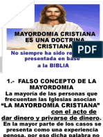 Mayordomia Cristiana Es Una Doctrina Cristiana