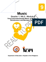 Music: Quarter 1, Wk.0 - Module 0