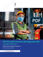 IV UC LI IX Feria de Proyectos de Ingenieria Periodo 2020-10