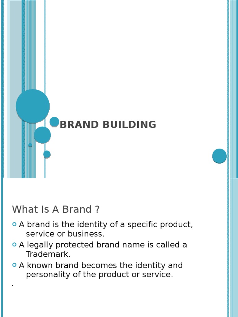 Brand Building New | PDF | Brand Management | Brand