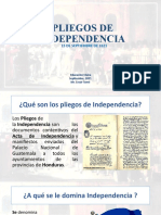 Pliegos de Independencia